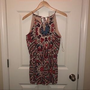 As U Wish Tie-Dye Printed Romper